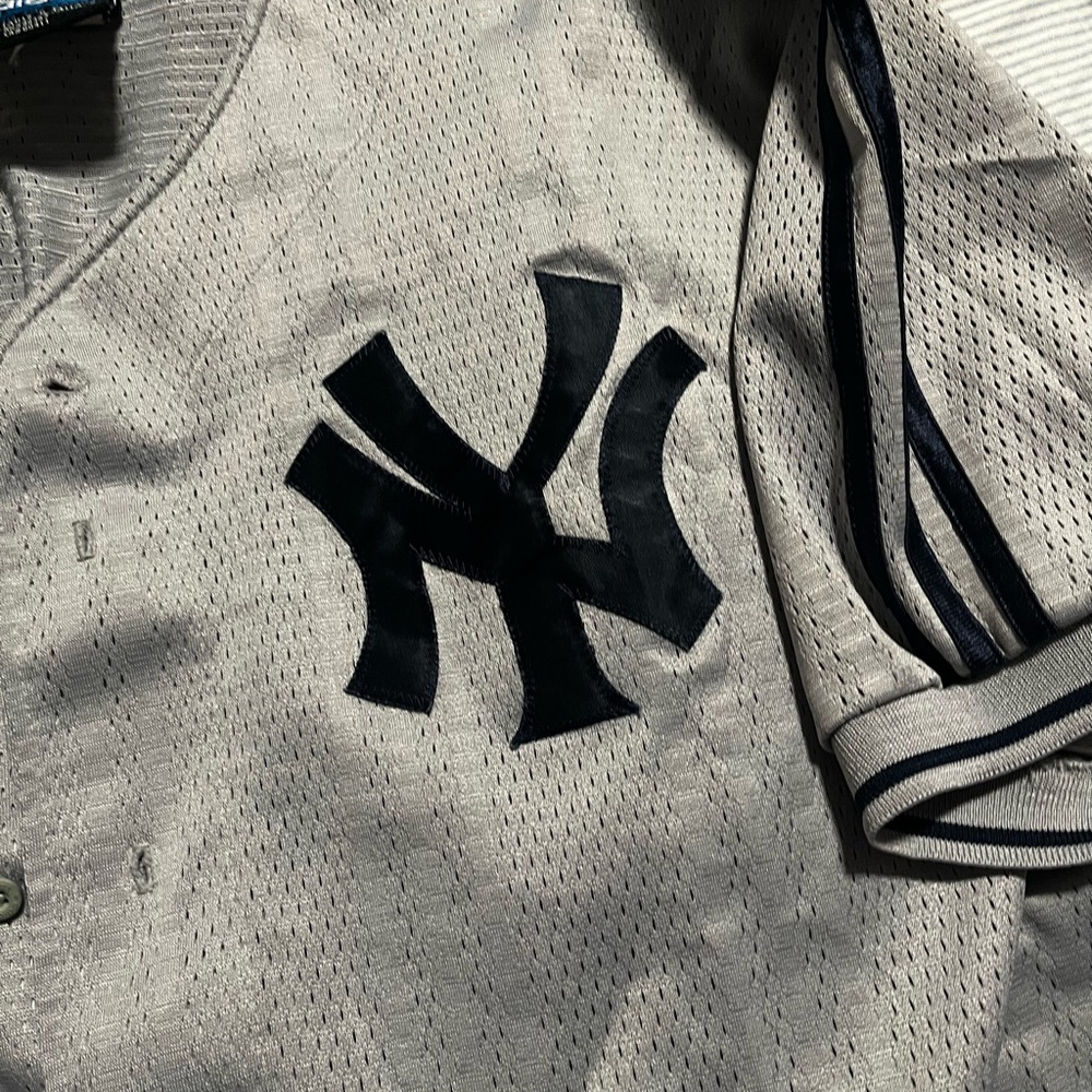 Adidas Team  YANKEE Gray Jersey
